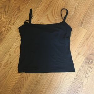Black crop top